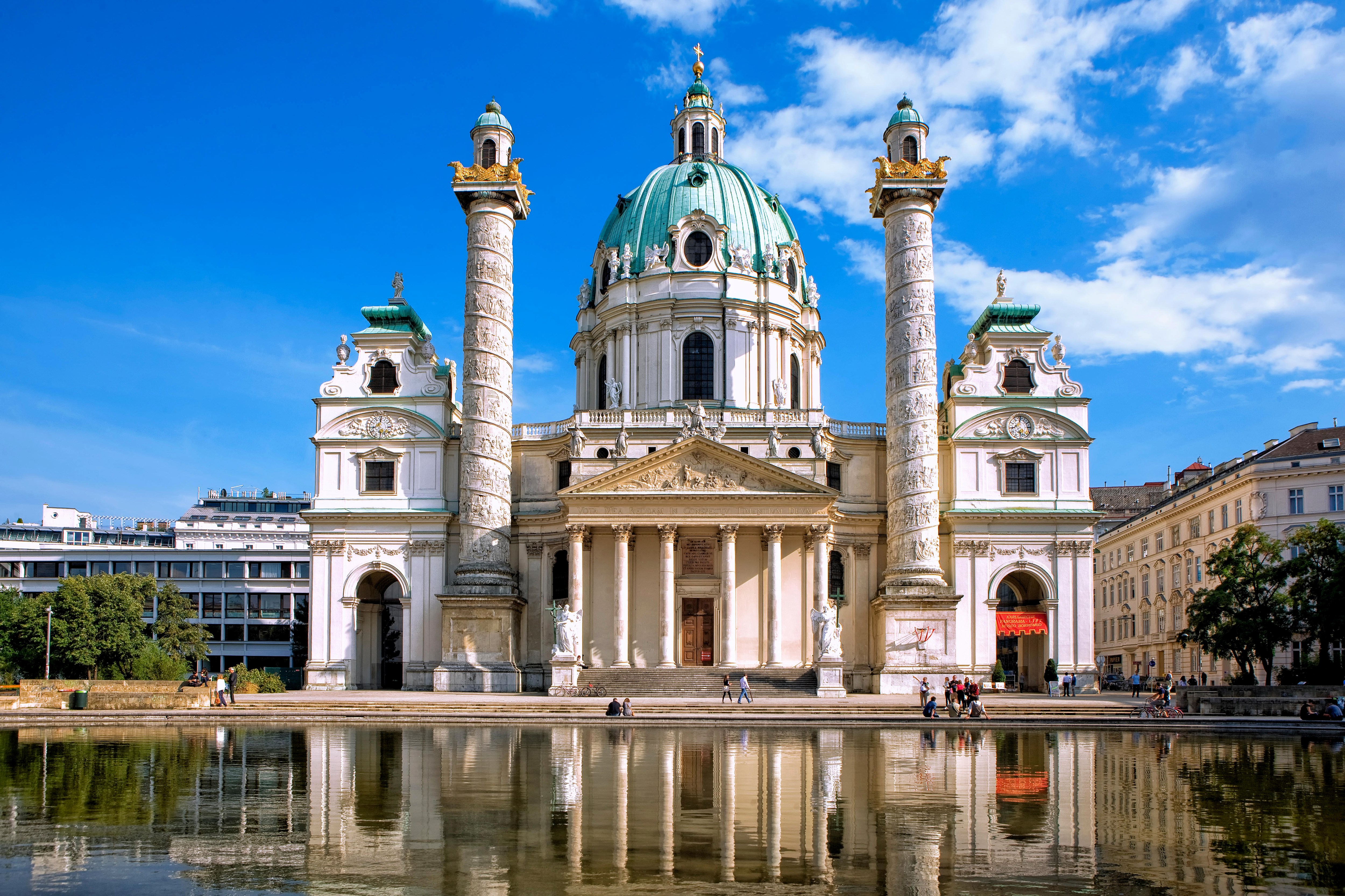 The Karlskirche in Vienna