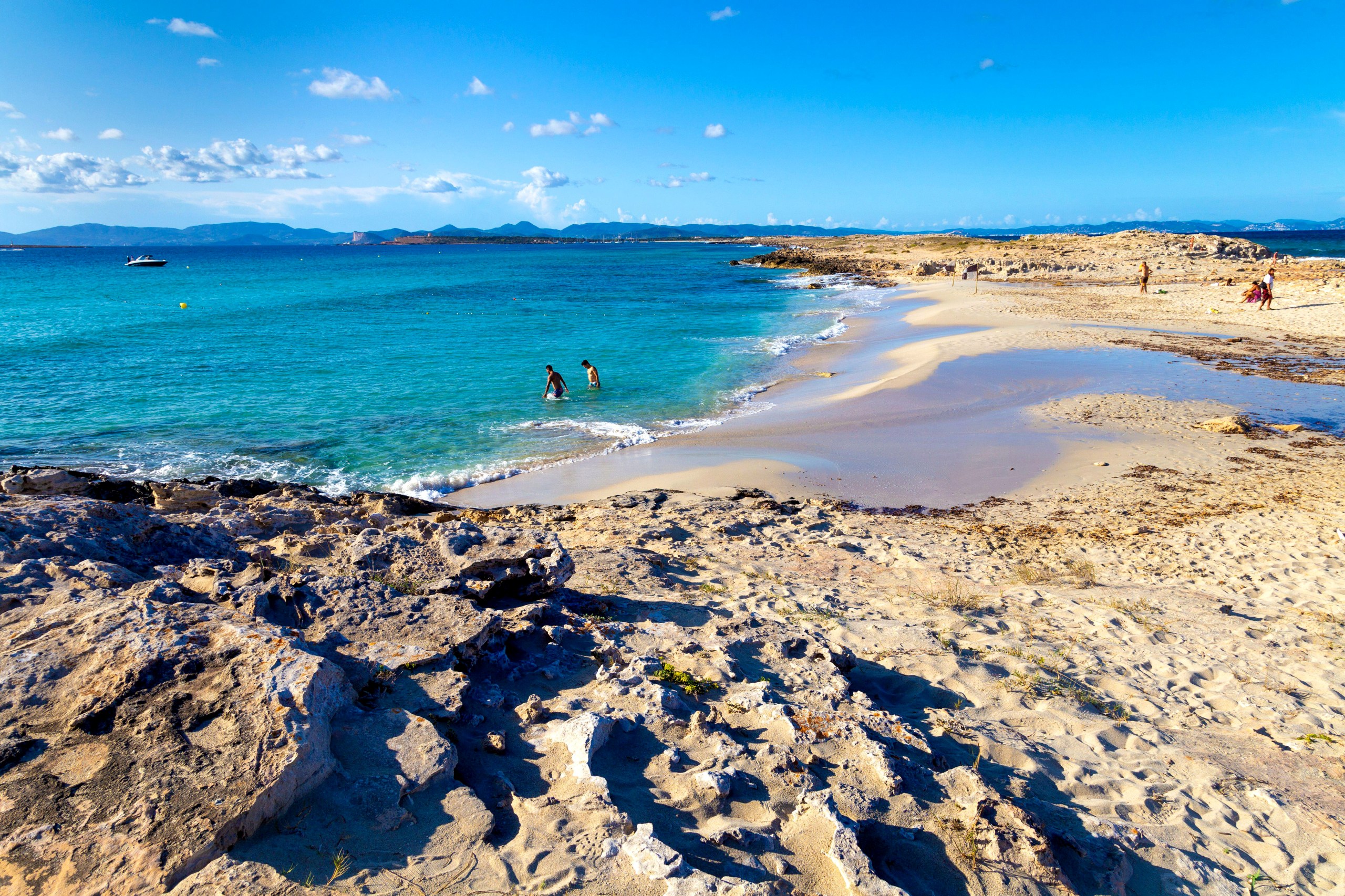 A beach in Formentera