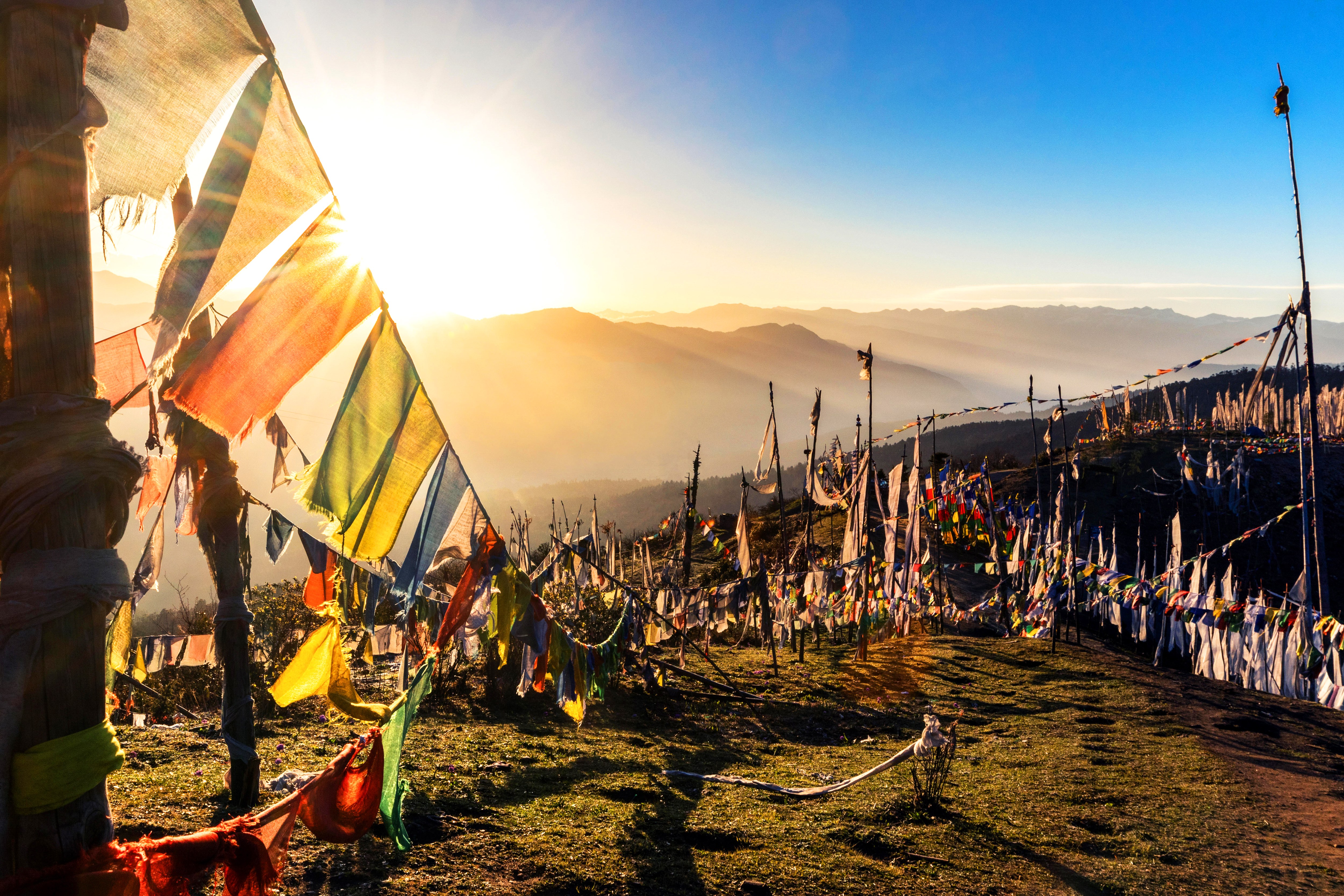 Sunrise at Chele Pass in Bhutan