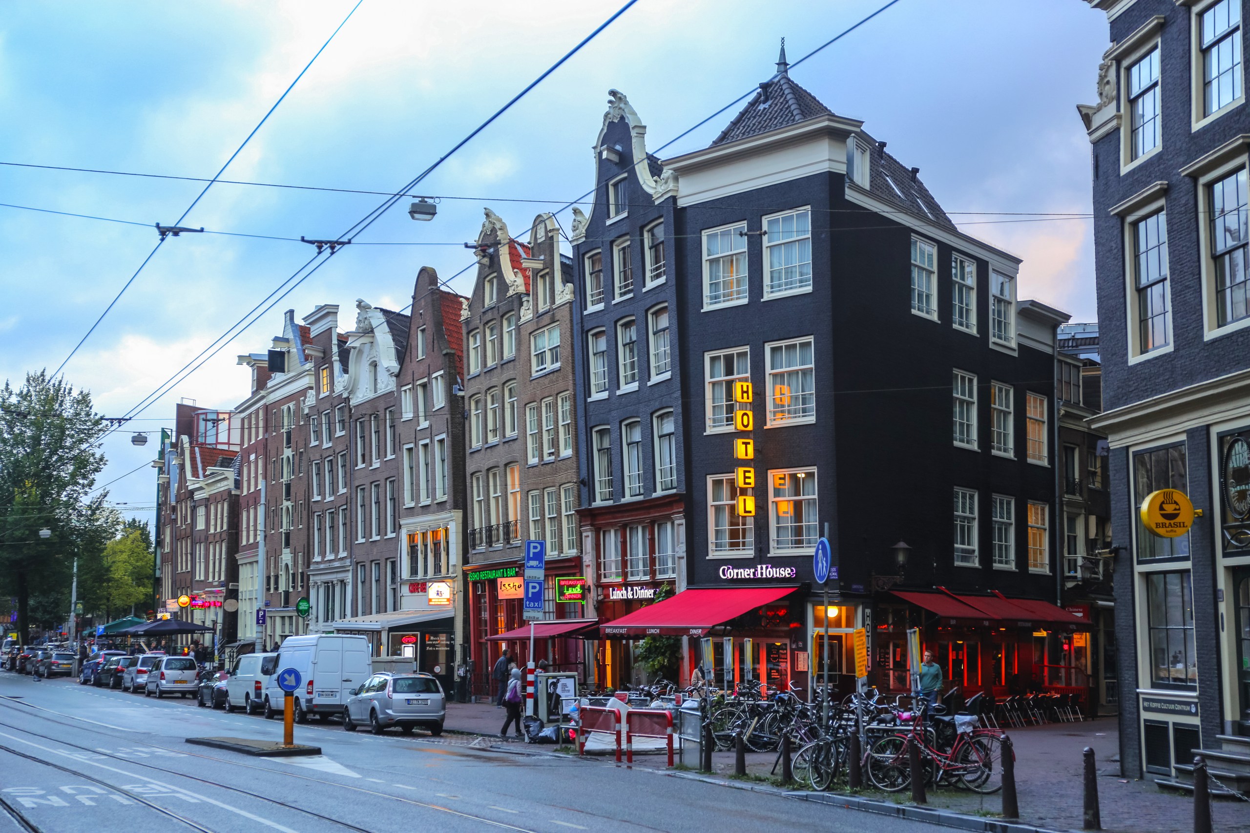 Buildings in downtown Amsterdam