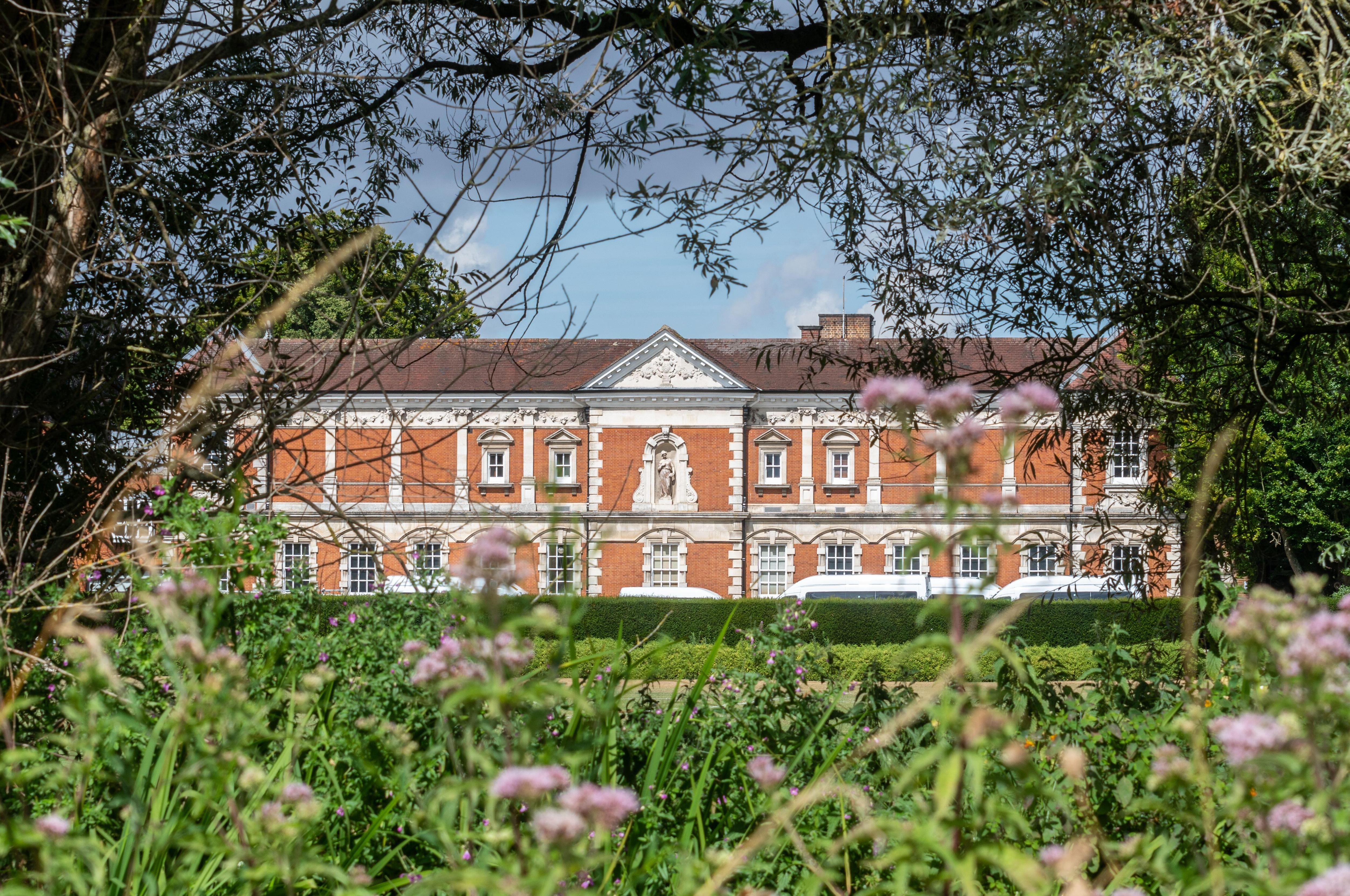 Winchester College Science School building viewed from Keats Walk.