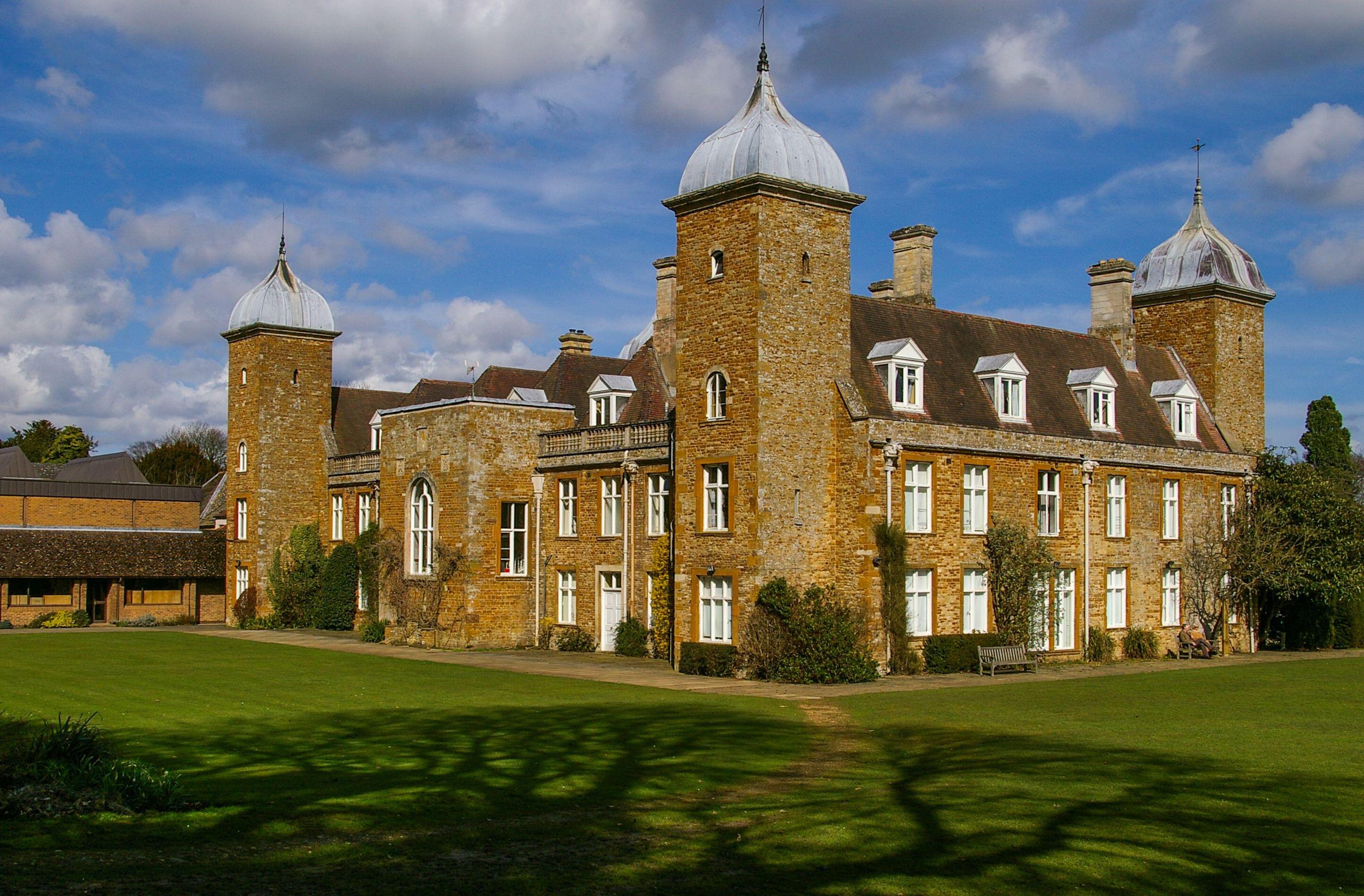 Maidwell Hall, Northamptonshire, UK.